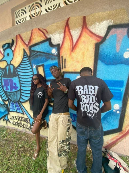 T-shirt noir Babi Bad Boys