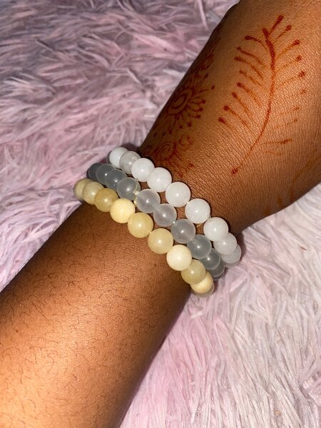 Bracelets en perles naturelles