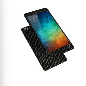 Xiaomi Mi Note Black Snake Leather Texture Mobile Skin