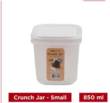 beautiful And Durable Crunch Jar Size Small 850 ml For Multipurpose Uses
