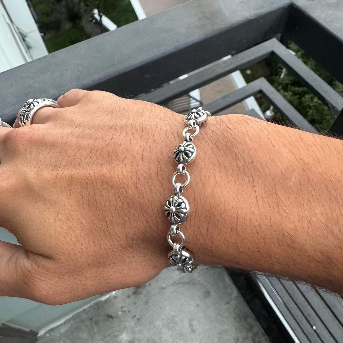 Bracelet en argent tendance