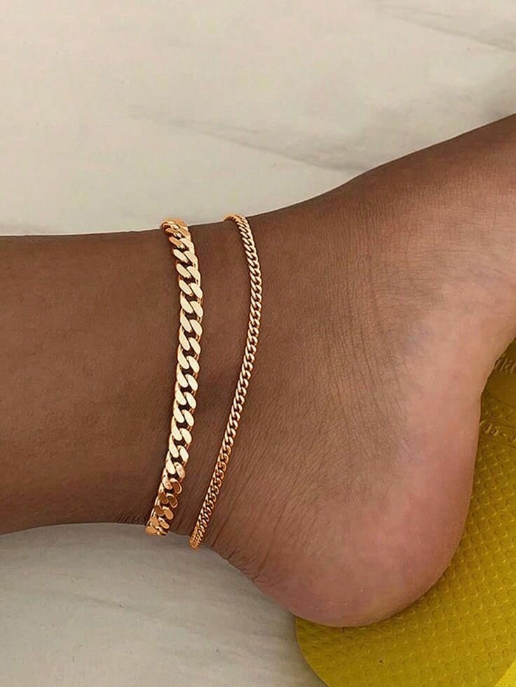 Steenless steel Anklets