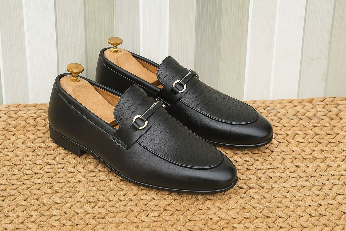 Mocassins élégants en cuir