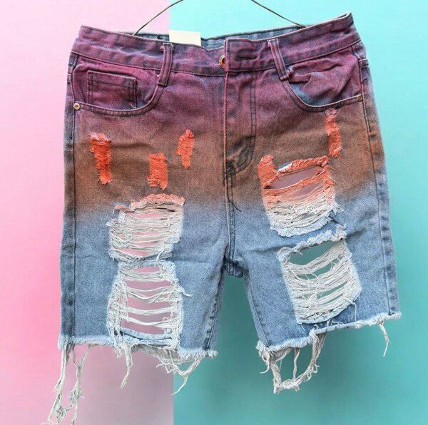 Shorts en jeans personnalisés