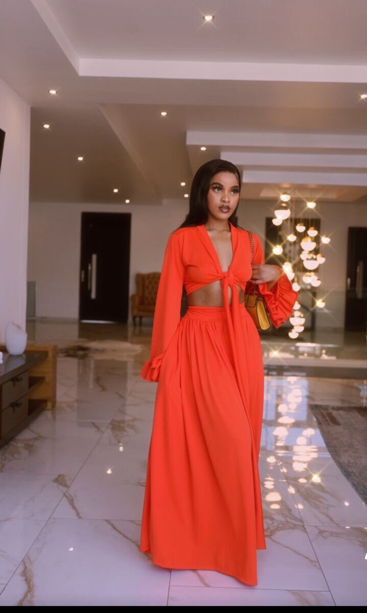 Robe longue élégante femme