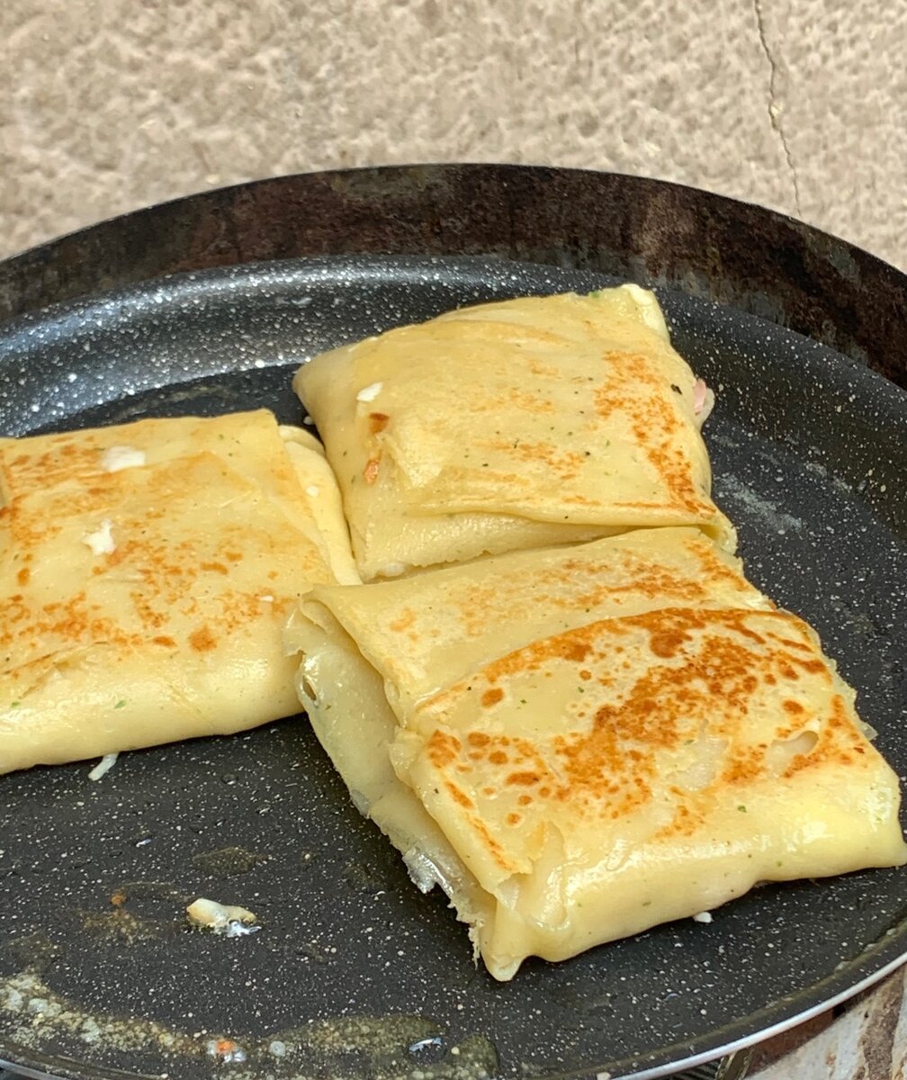 Crêpes salées viande hachée