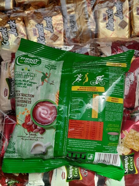 Nestle Chocomilo energy cubes