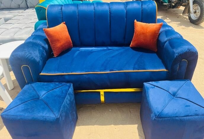 Canapé 2 places en velours