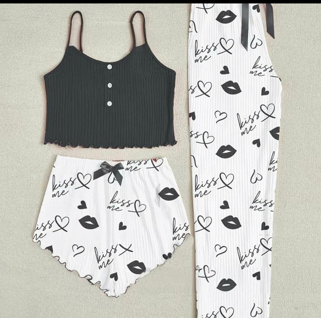 Ensemble de pyjama "Kiss Me" femme