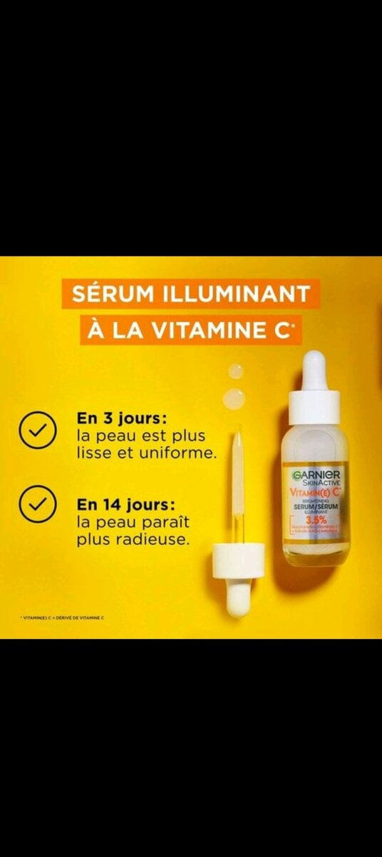 Garnier vitamine C sérum jour
