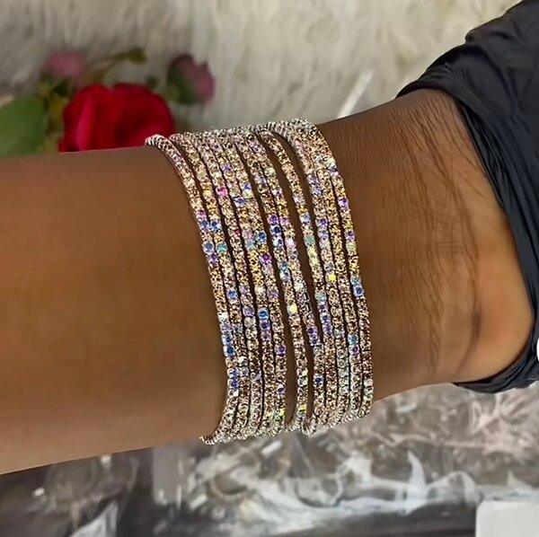 Bracelets multicolores élégants