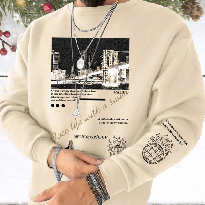Sweatshirt graphique tendance