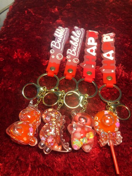 Porte-clés colorés mignons