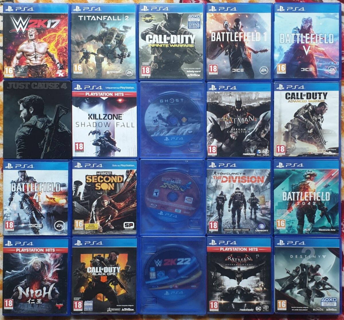 CD PS4, les CD sont propres