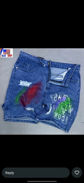 Trendy Men's Denim Shorts
