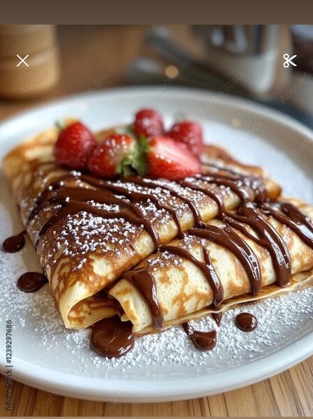 10 Crêpes sucrées chocolat