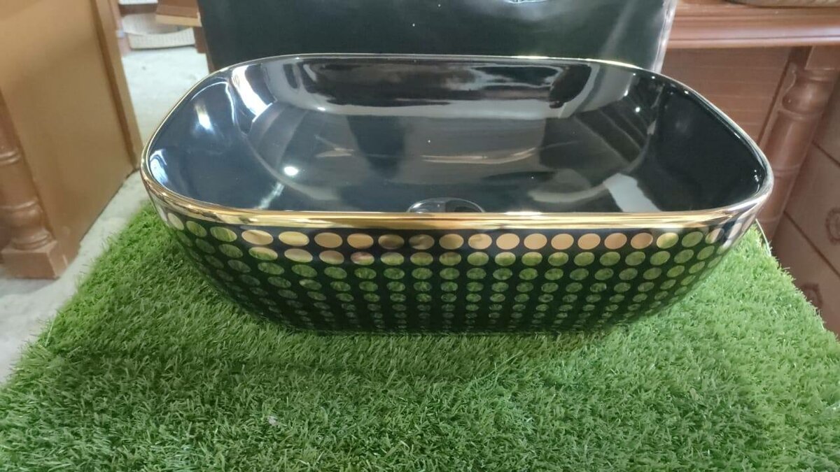 Art bowl golden