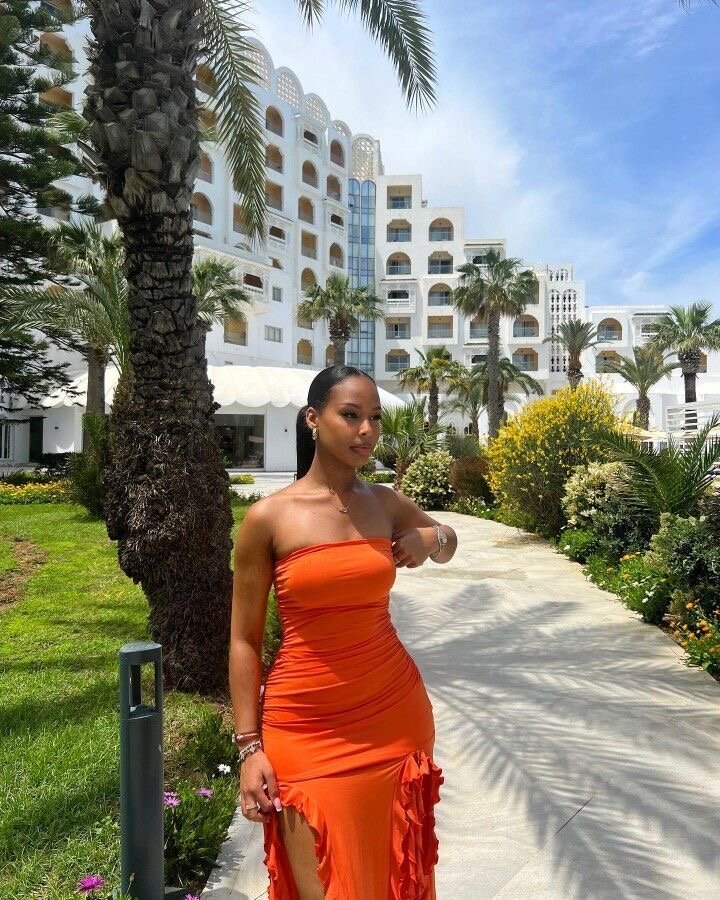 Robe asymétrique élégante