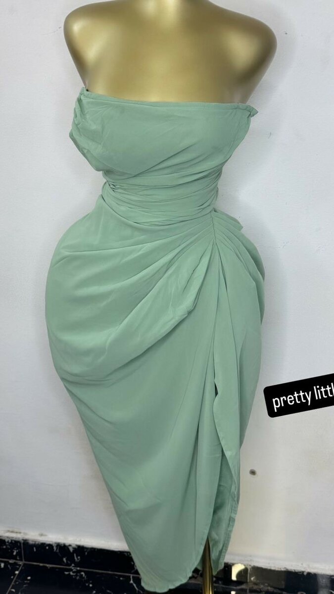 Robe drapée élégante soirée femme