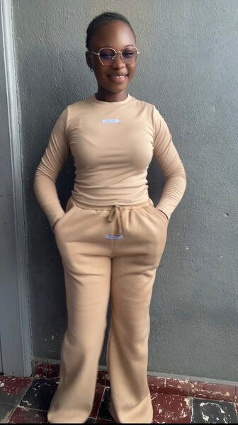 Ensemble Beige Décontracté Femme