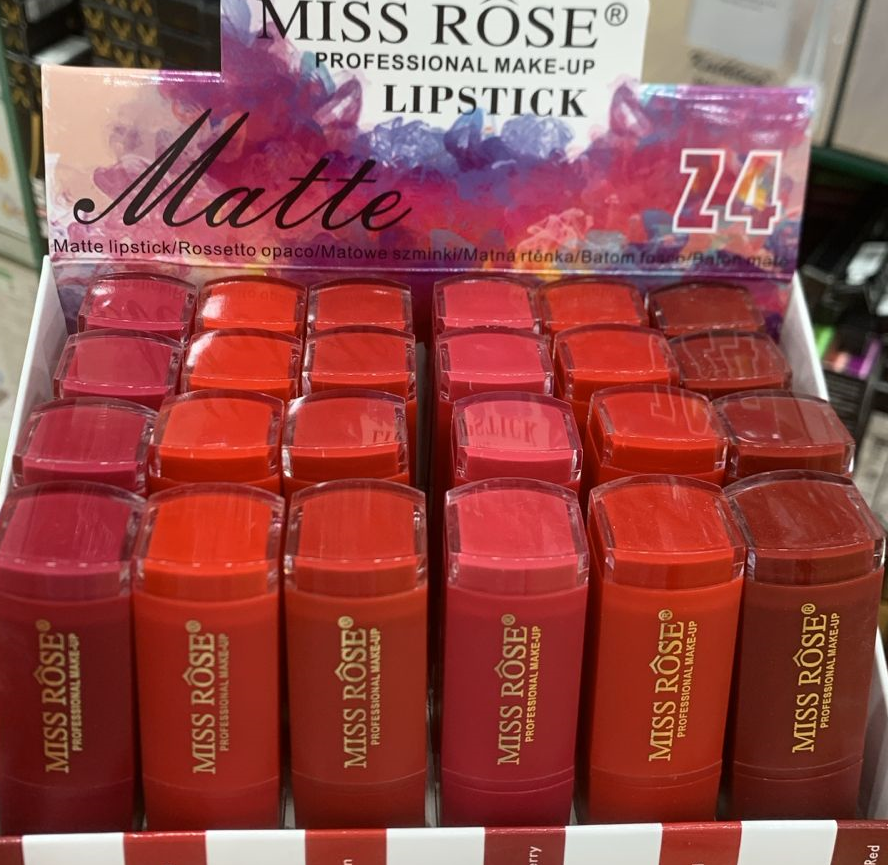 Miss Rose Matte Z4 lipstick 6 pc set
