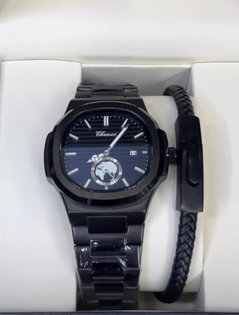 Montre homme élégante acier