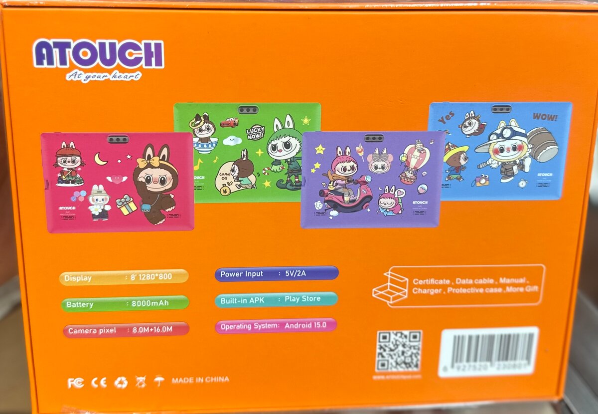 ATOUCH Kids Tablet 8"