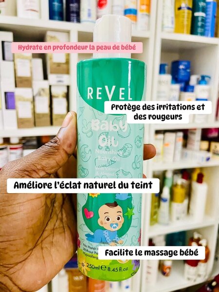 Huile de massage bébé nourrissante