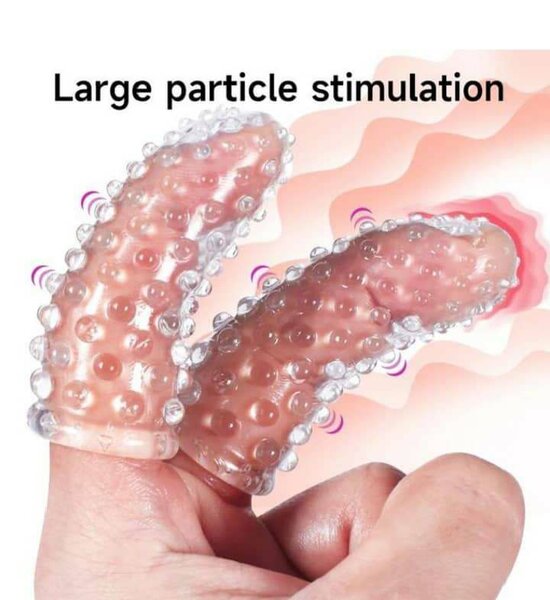 Manchon doigt texturé