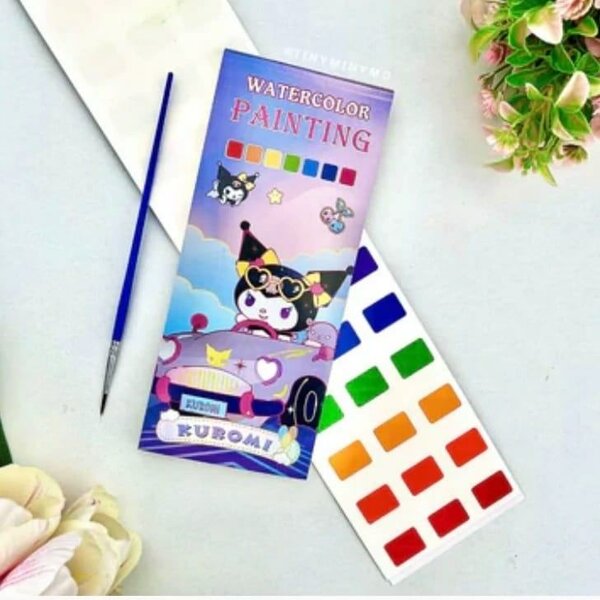 Aquarelle Kuromi pour enfants