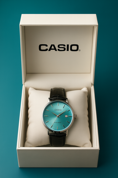Montre Casio bleue élégante