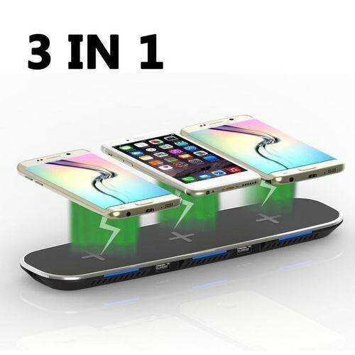 Power Bank Chargeur Sans Fil Qi Plaque De Charge De Téléphon