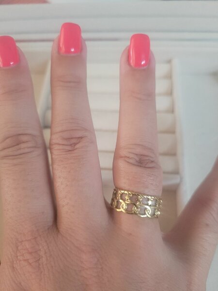 Bague en acier inoxydable