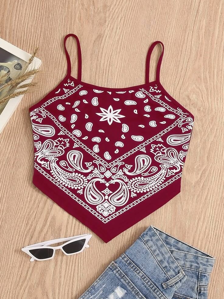 Top Bandana Style Femme