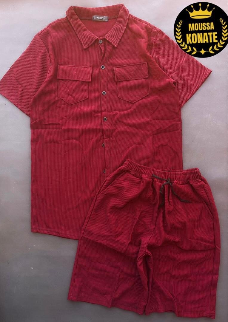 Ensemble Chemise et Short Décontracté