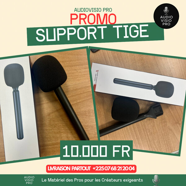 Support de Micro AudioVisio