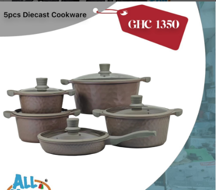Donnor 5pcs Diecast cookware 