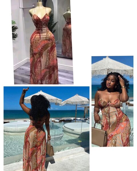 Robe longue bohème chic