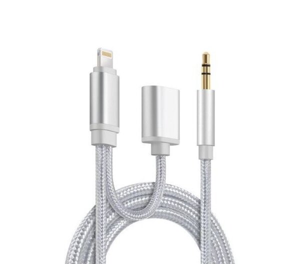 Câble adaptateur audio auxiliaire