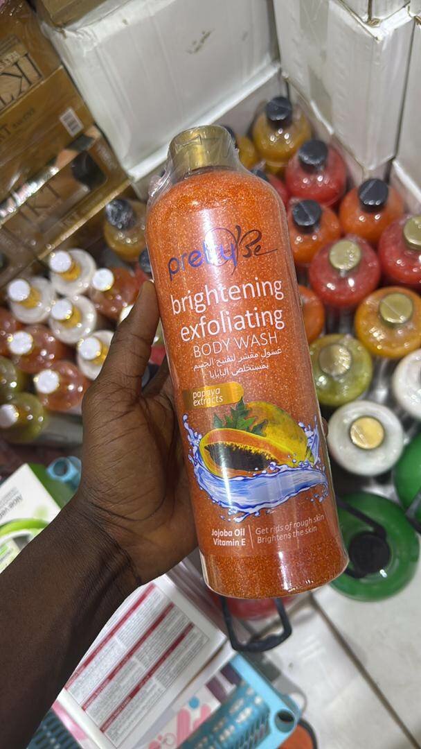 Pretty Pell Brightening Exfoliating Body Wash