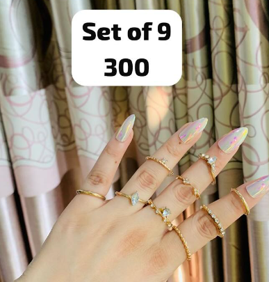 Set of 9