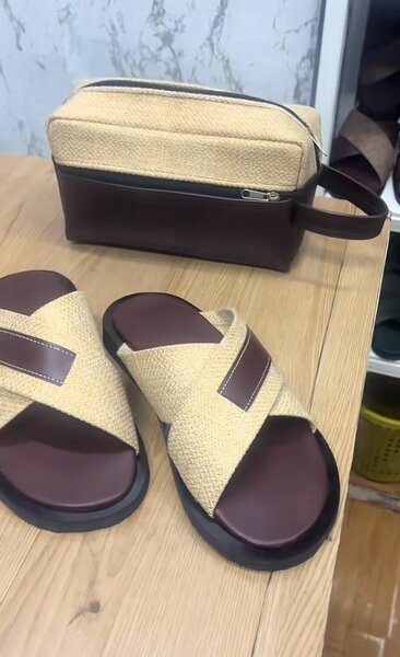 Sandales en toile élégantes