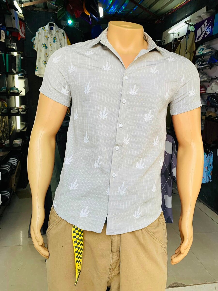 Stylish Men's Vintage Short Sleeve Shirt