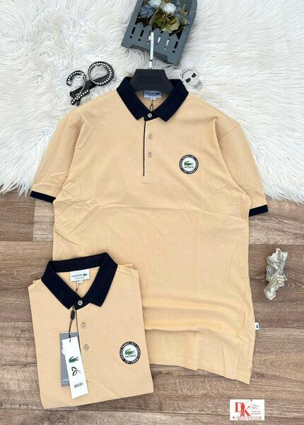 Polo classique beige homme
