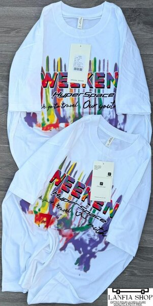 T-shirts colorés pour couple