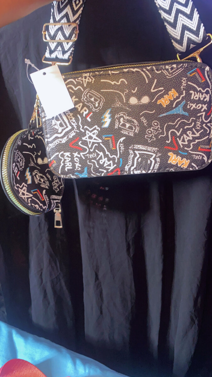 Sac à main moderne imprimé