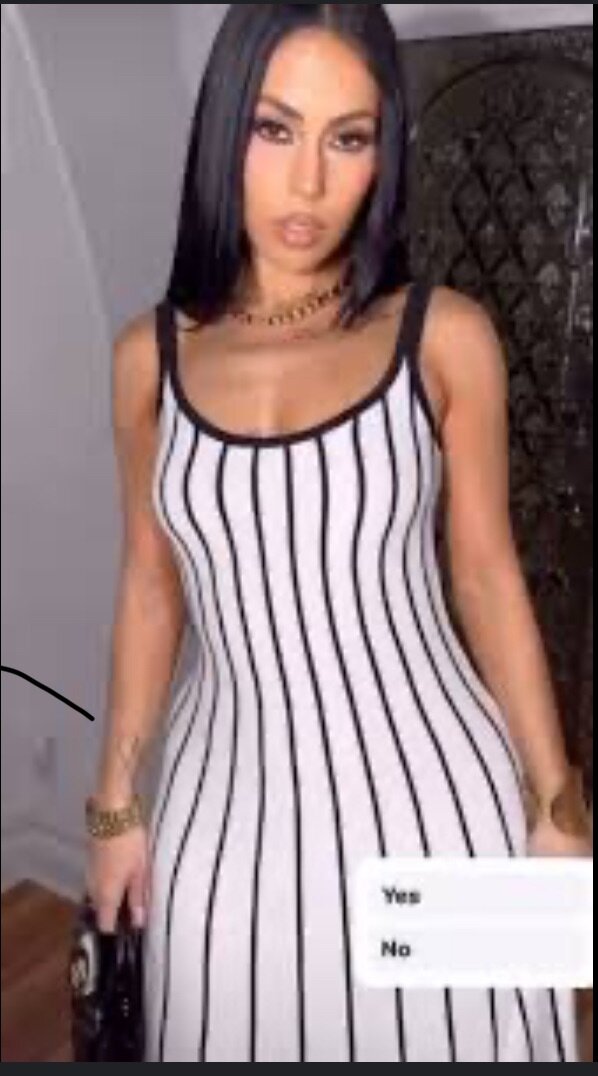 Robe rayée élégante