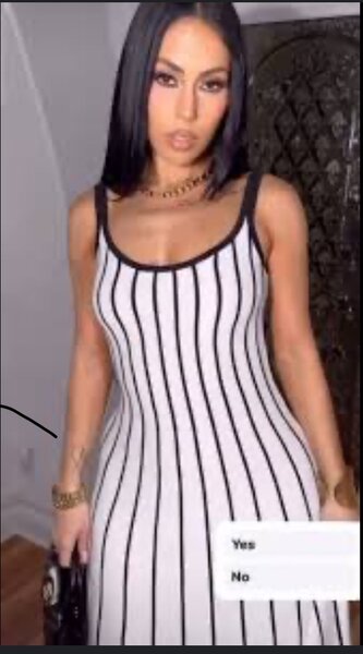 Robe rayée élégante