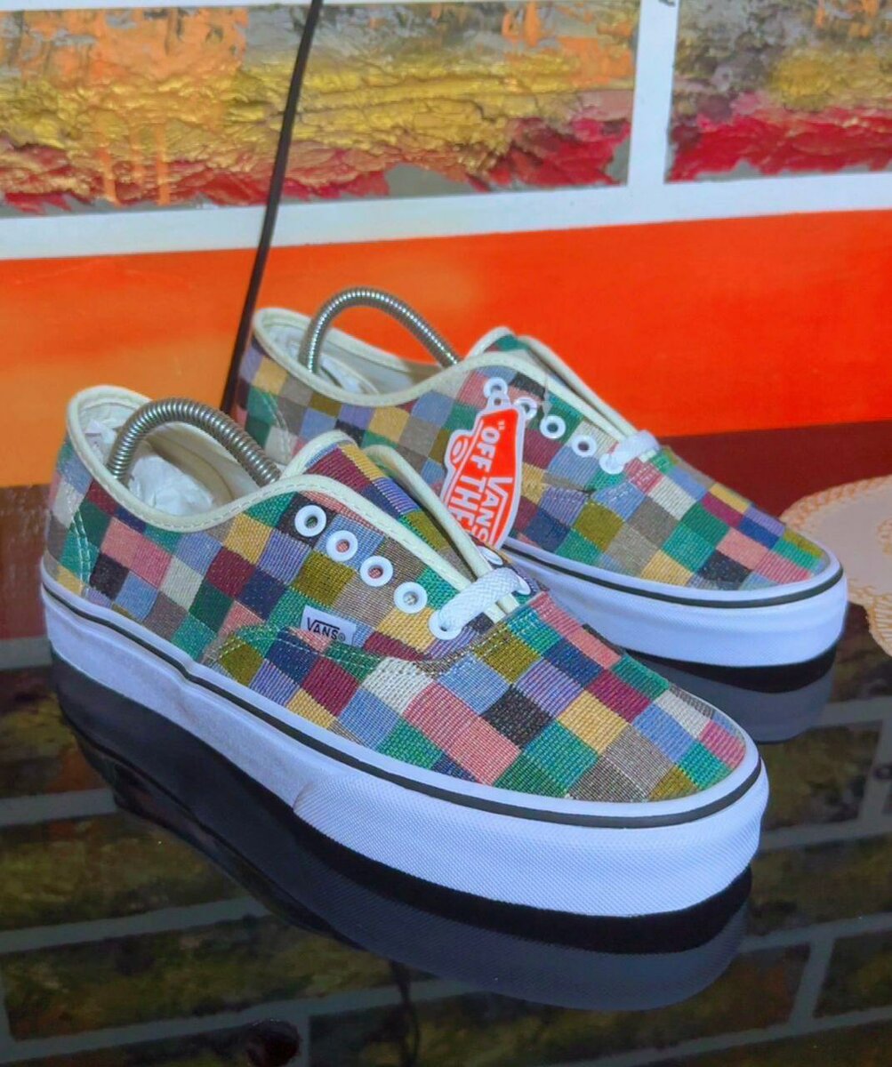 Vans Sneakers Carreaux Multicolores
