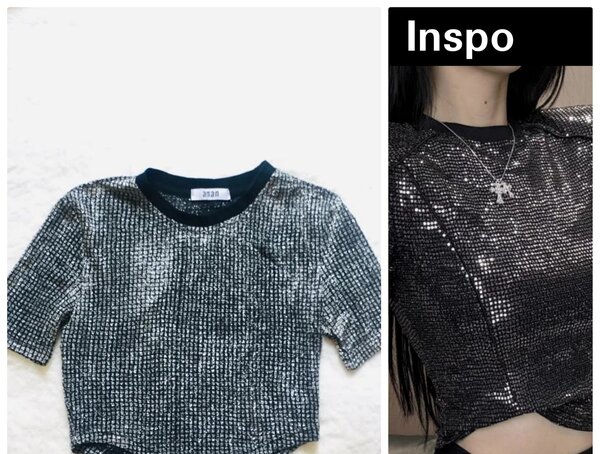 Salaula crop tops and tops